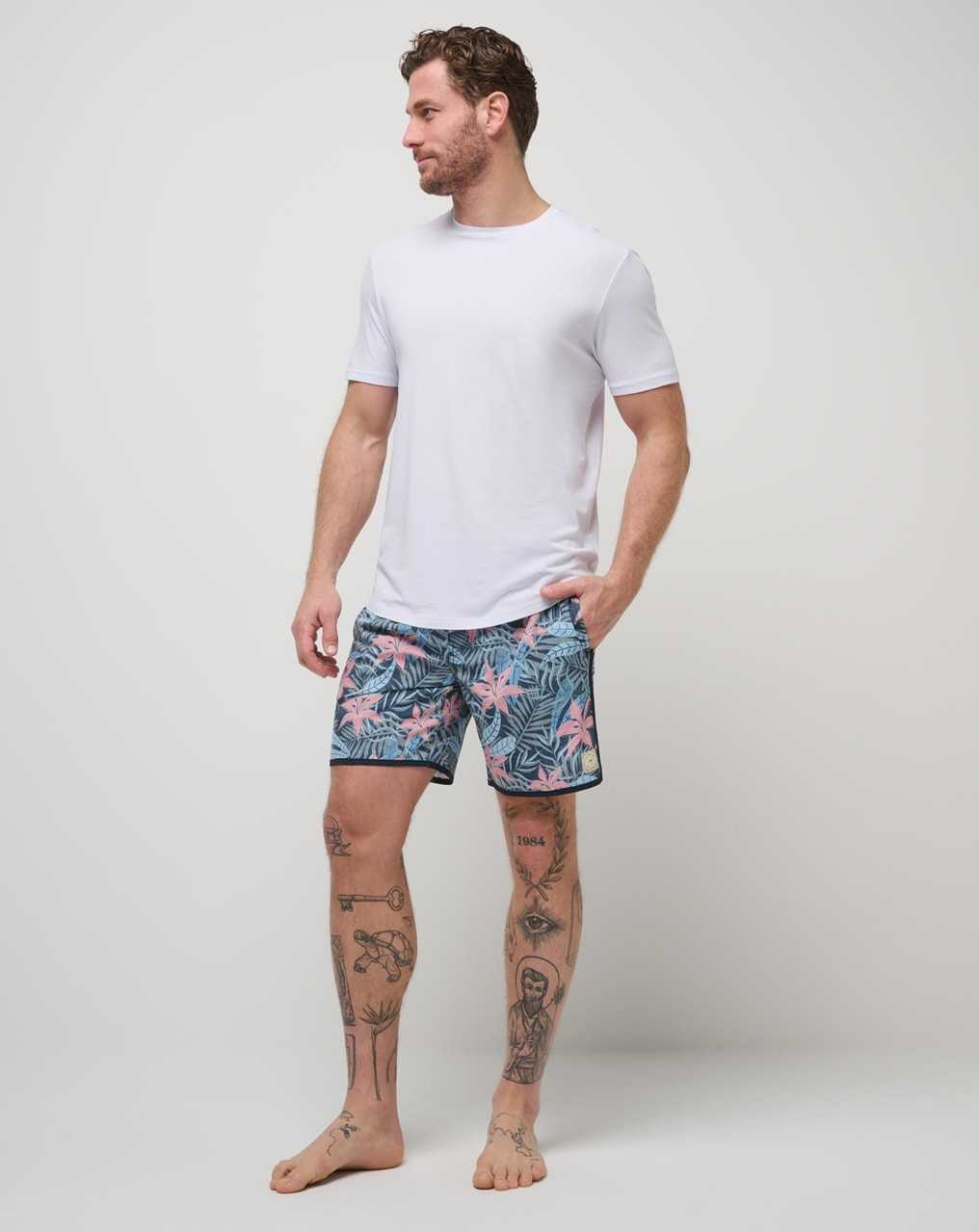 Heather Total Eclipse Travis Mathew Summer Glow Short Boardshort | KDIL13786