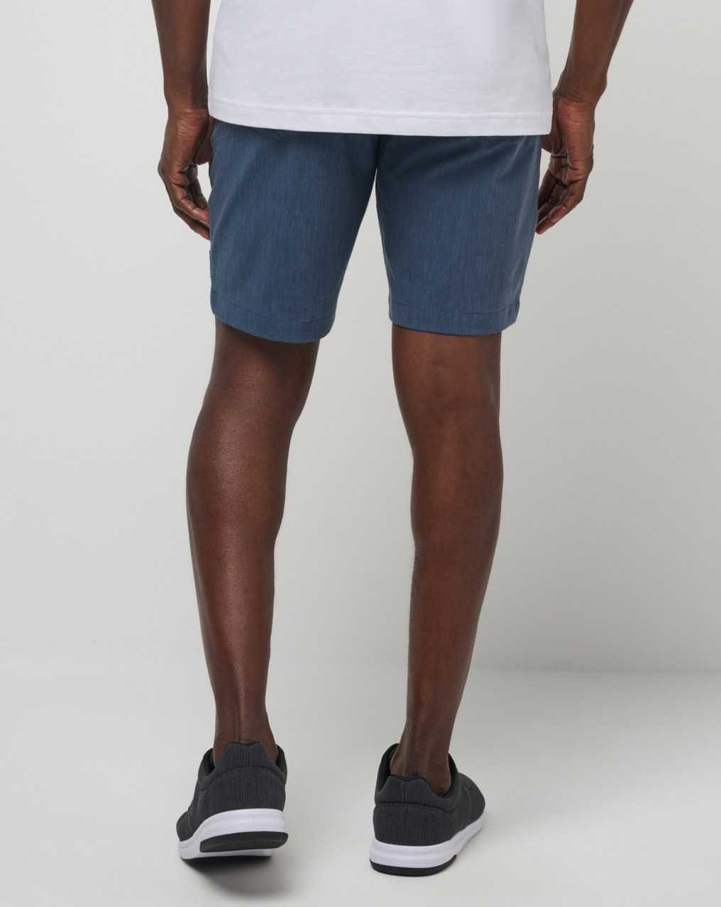 Heather Total Eclipse Travis Mathew Tech Chino Pocket Short 8in | SWHK15243