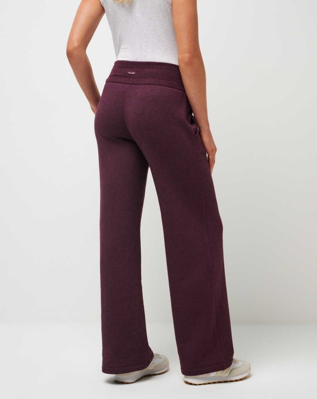 Heather Winetasting Travis Mathew Save The Day Wide Leg Pant | JCQH01629