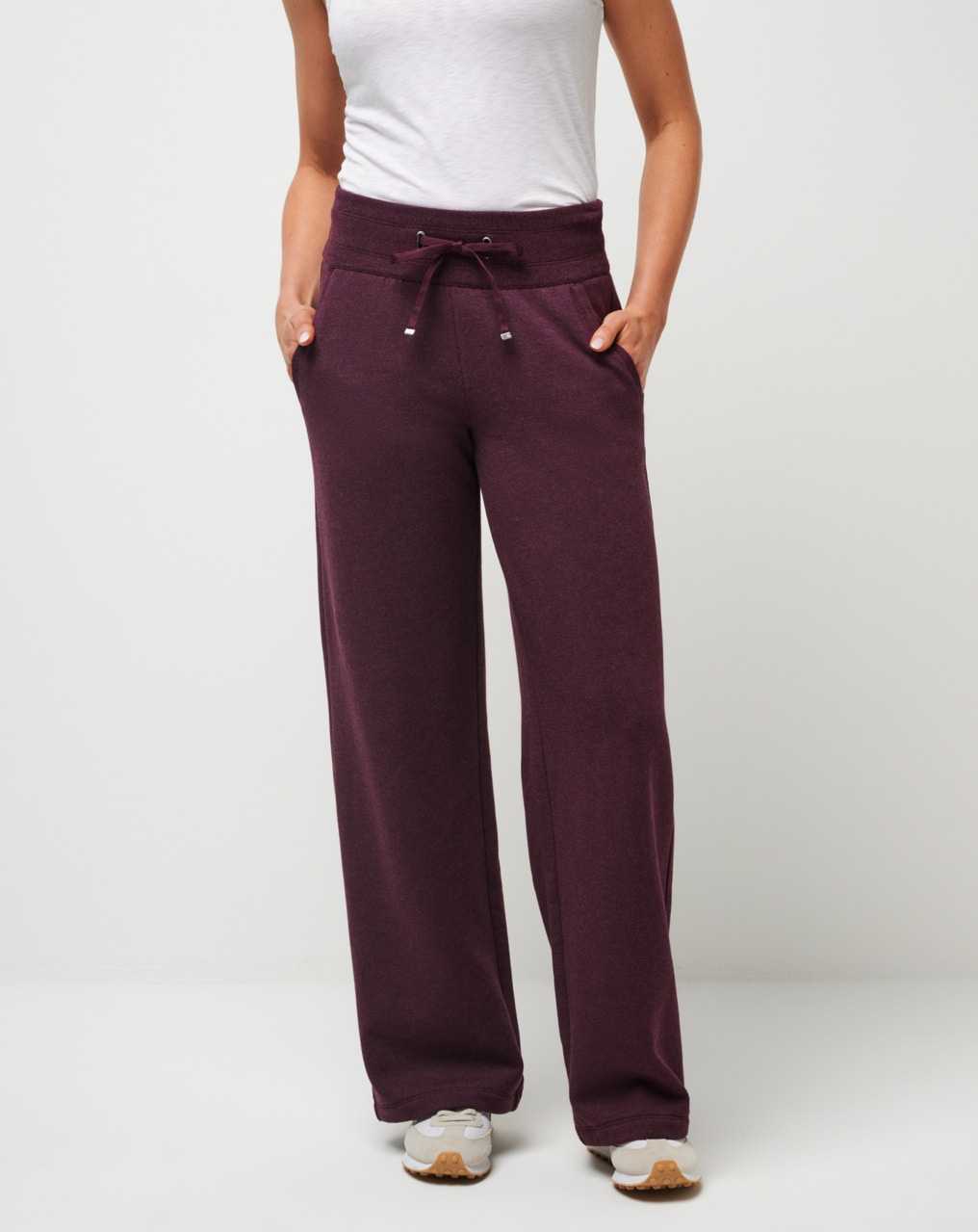 Heather Winetasting Travis Mathew Save The Day Wide Leg Pant | JCQH01629