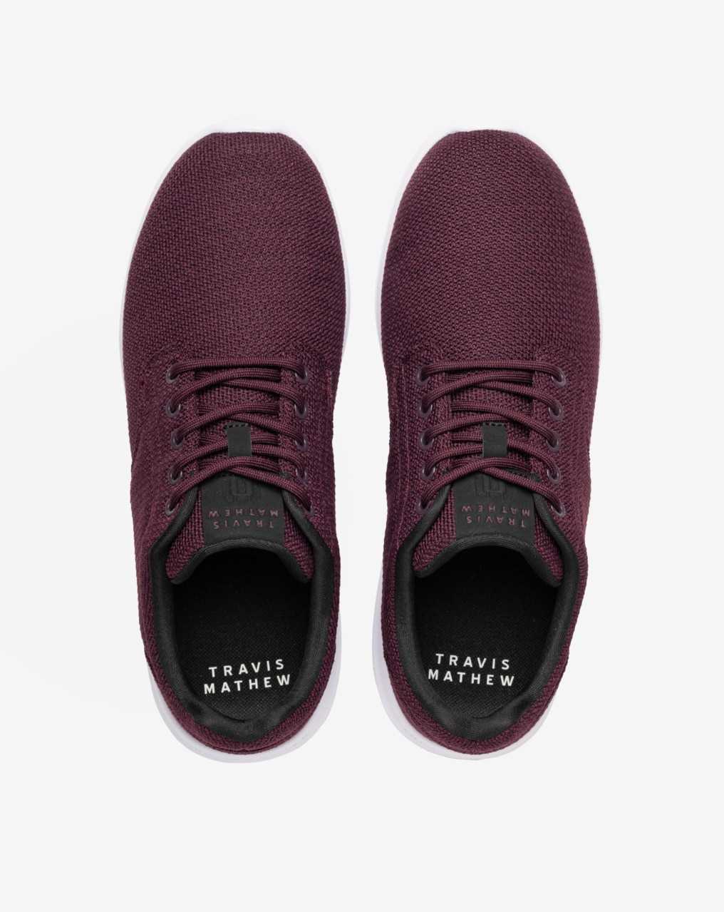 Heather Winetasting Travis Mathew The Daily 2 Knit Shoe | PBAF96021