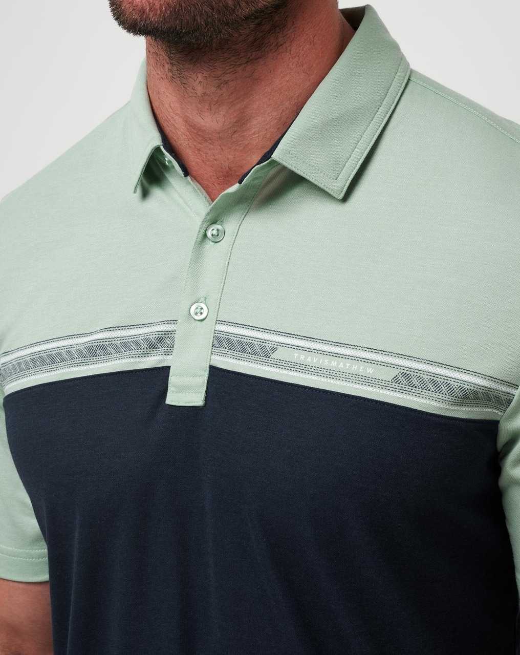 Jadeite Travis Mathew Rustic Route Polo | TGZY98314