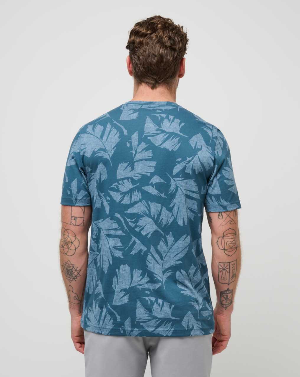 Light Teal Travis Mathew Travel Tip Tee | OWIF83201