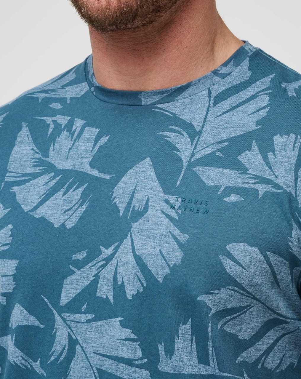 Light Teal Travis Mathew Travel Tip Tee | OWIF83201