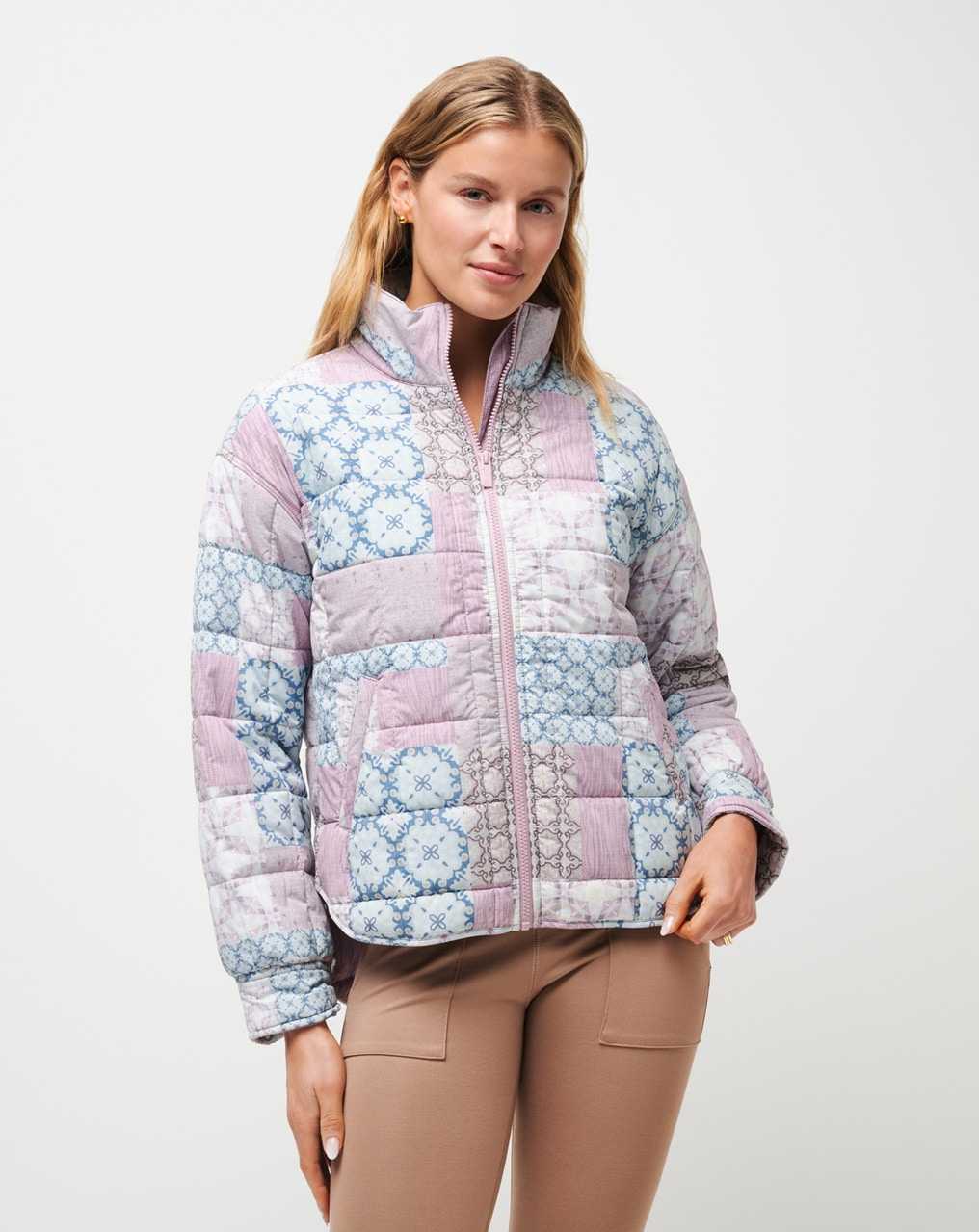 Mauve Shadows Multi Travis Mathew Bold And Bloom Jacket | MBVG89416