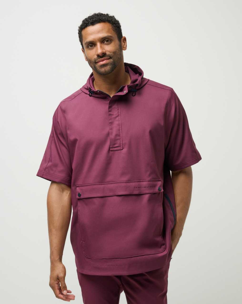 Mauve Wine Travis Mathew Sport Mode Hoodie | GPRD19702