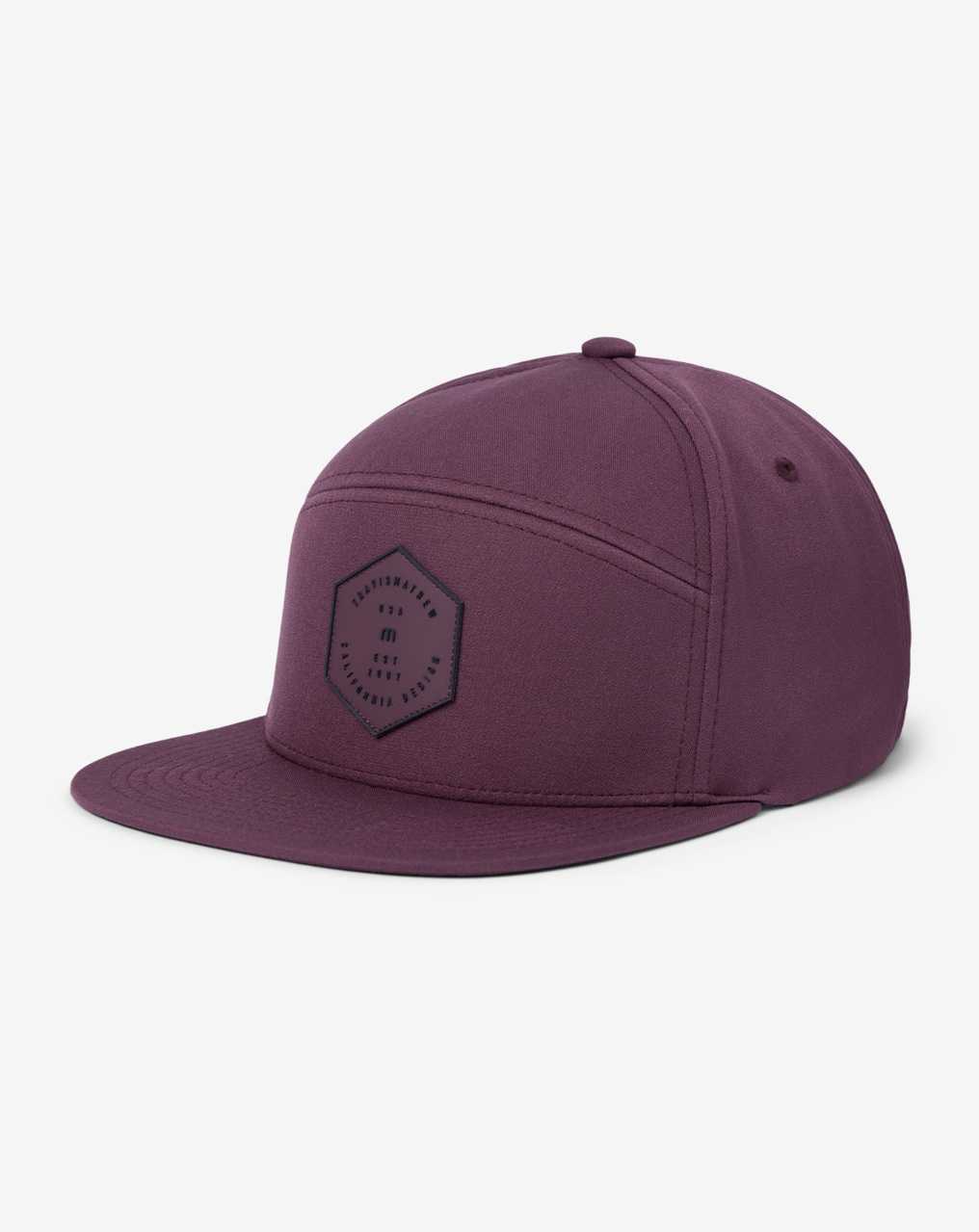 Mauve Wine Travis Mathew Triple Threat Snapback Hat | PJQR01437