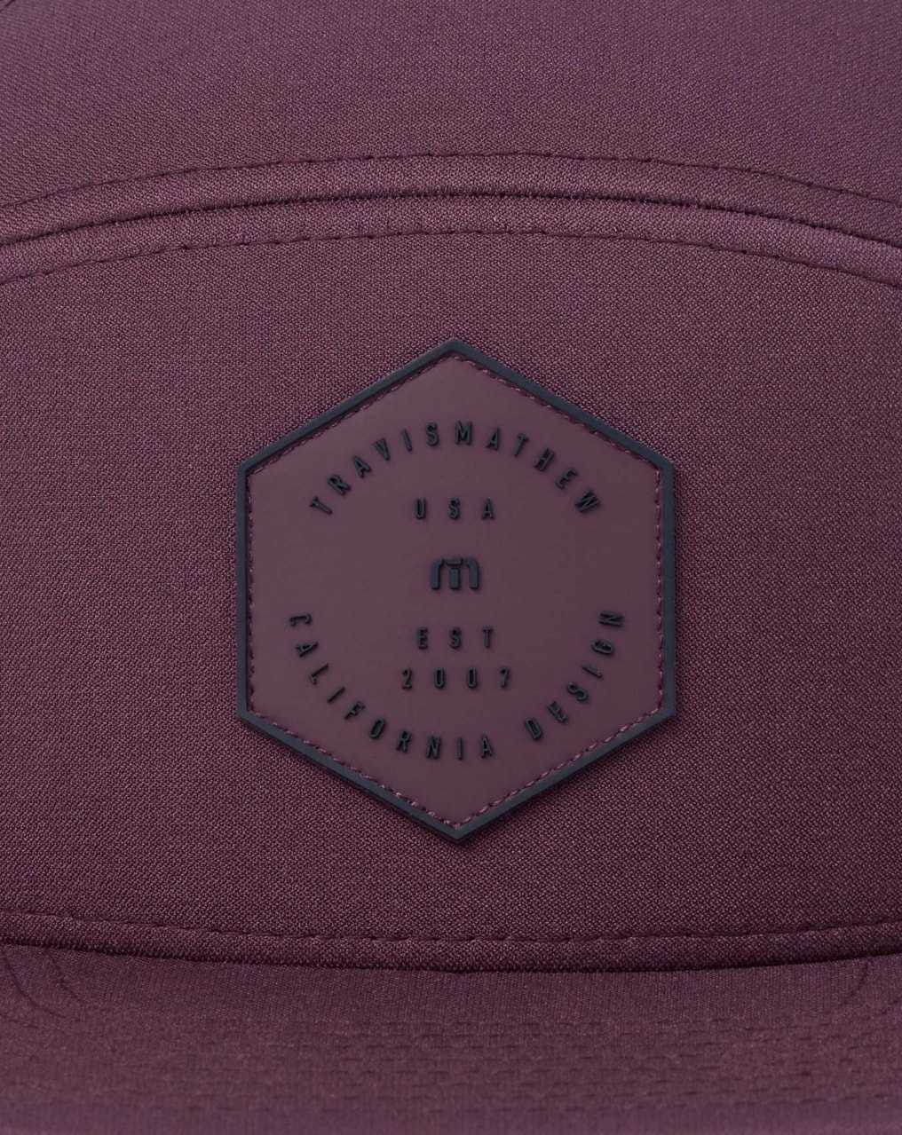 Mauve Wine Travis Mathew Triple Threat Snapback Hat | PJQR01437