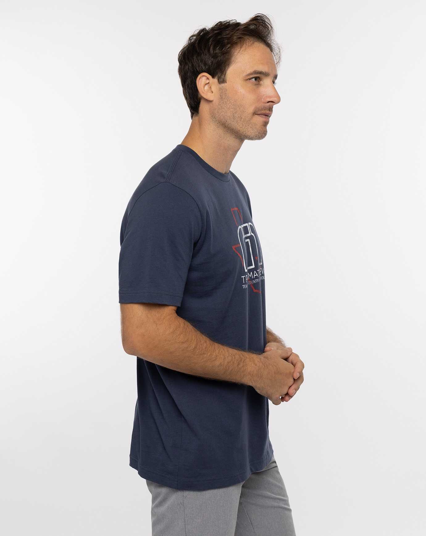 Mood Indigo Travis Mathew Bucking Bull Tee | KUYO61527