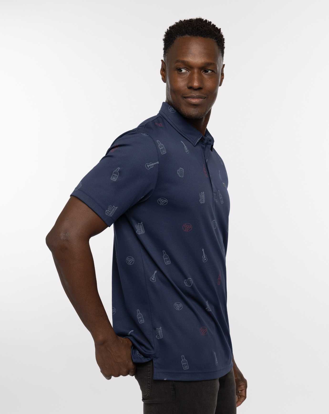 Mood Indigo Travis Mathew Stock The Cooler Polo | JQNW31279