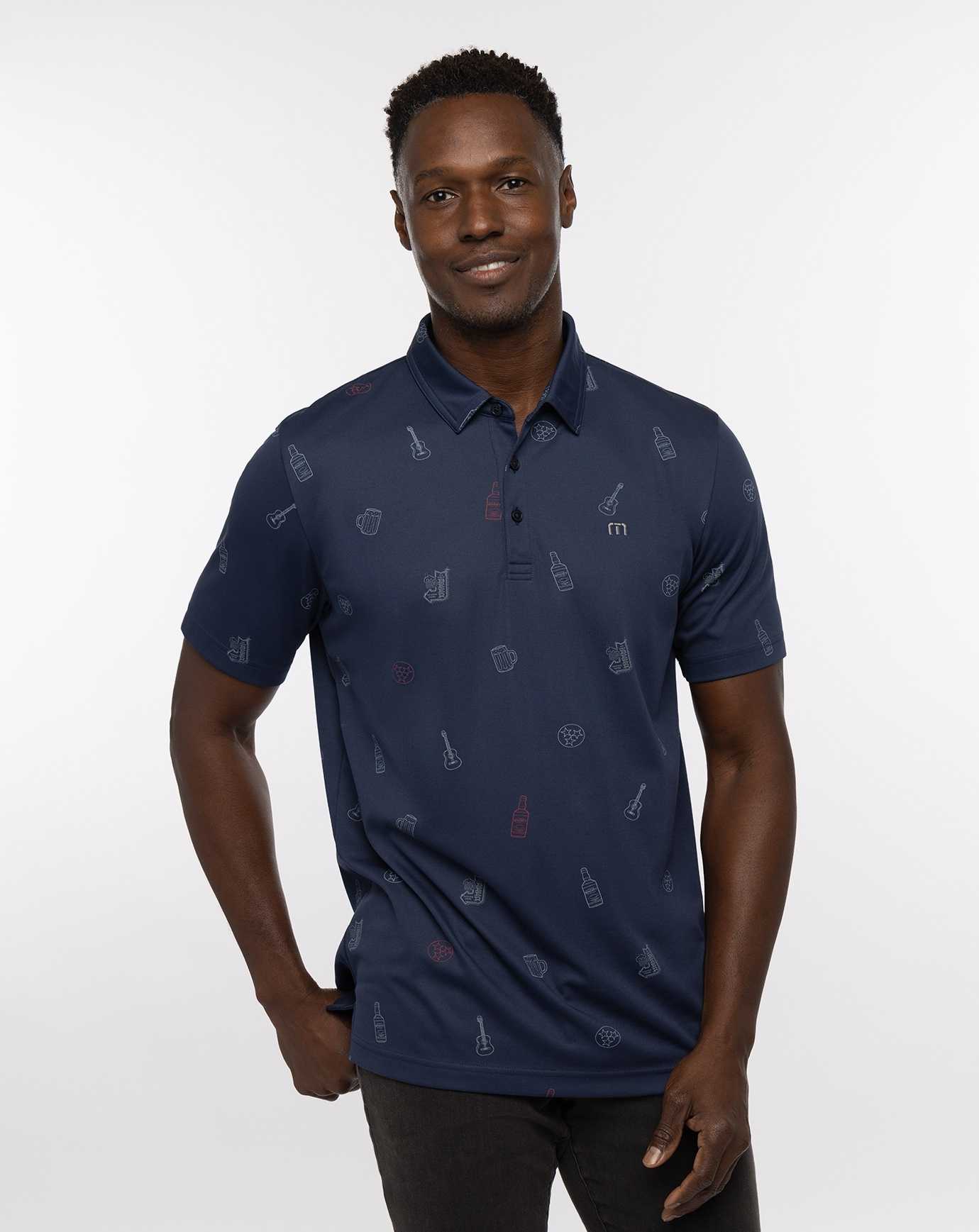 Mood Indigo Travis Mathew Stock The Cooler Polo | JQNW31279