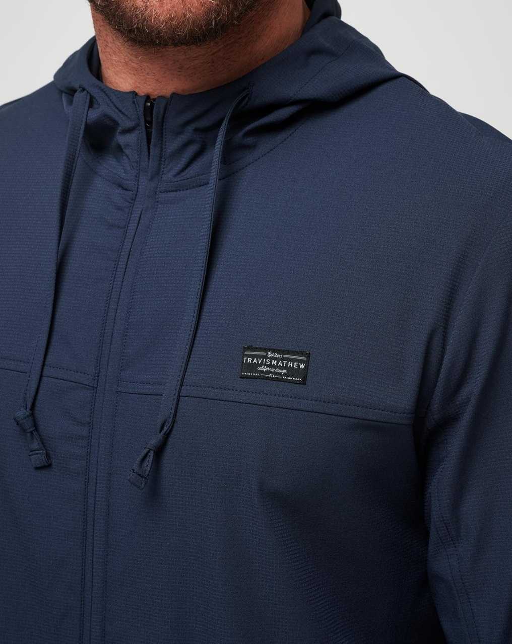 Mood Indigo Travis Mathew Wanderlust Hoodie | CYKI78923