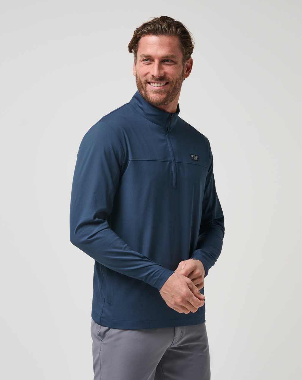 Mood Indigo Travis Mathew Wanderlust Quarter Zip | TSND05829