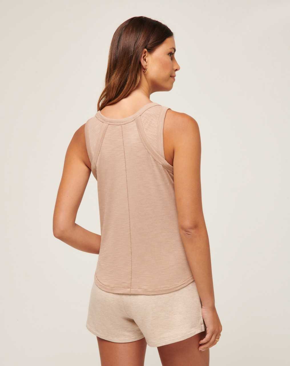 Natural Travis Mathew Cloud Jersey Tank | CBLP37950