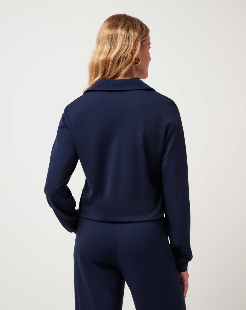 Navy Blazer Travis Mathew Spa Day Friday Ponte Top | XLSO18376