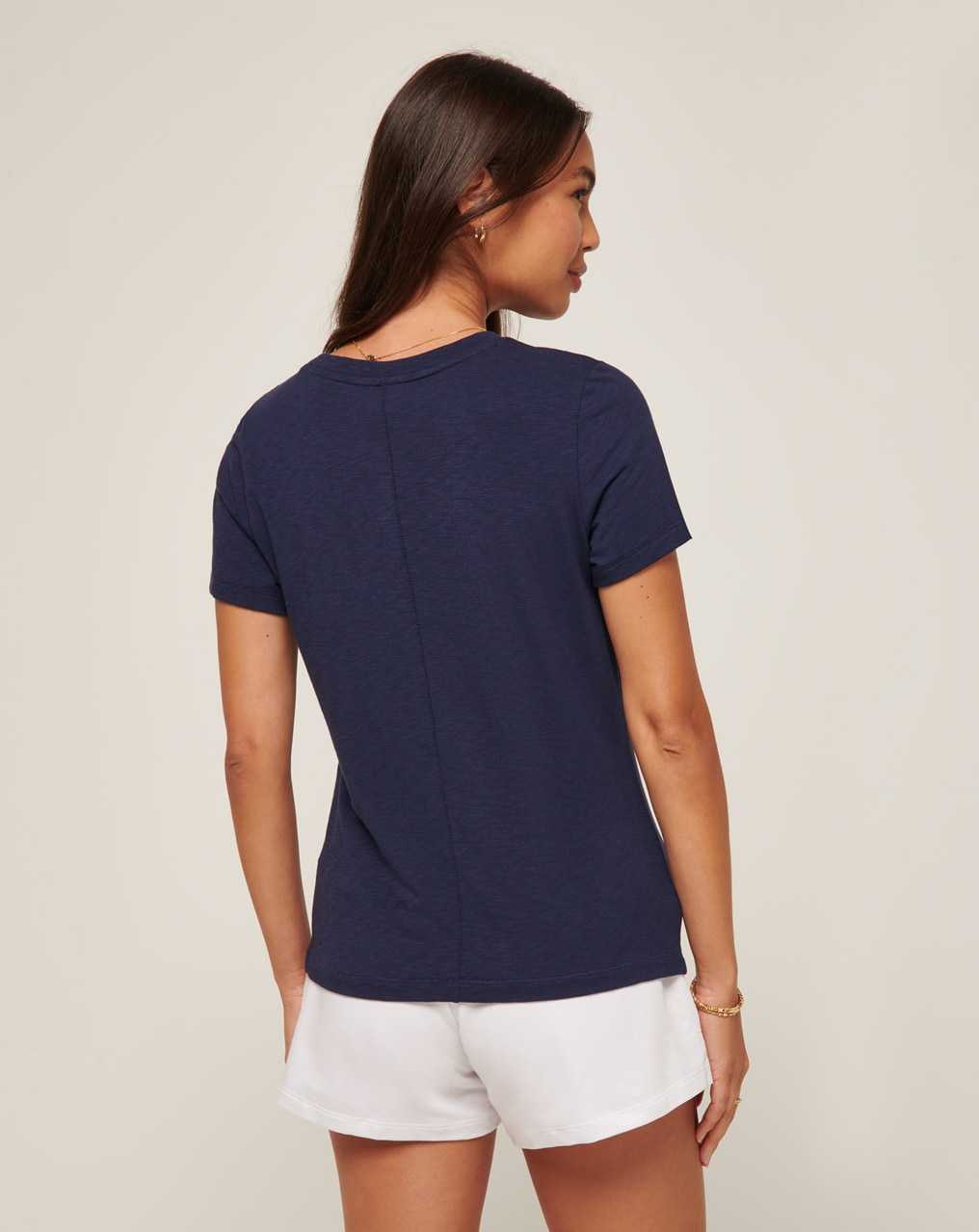 Navy Travis Mathew Cloud Jersey Tee | LJGN61528