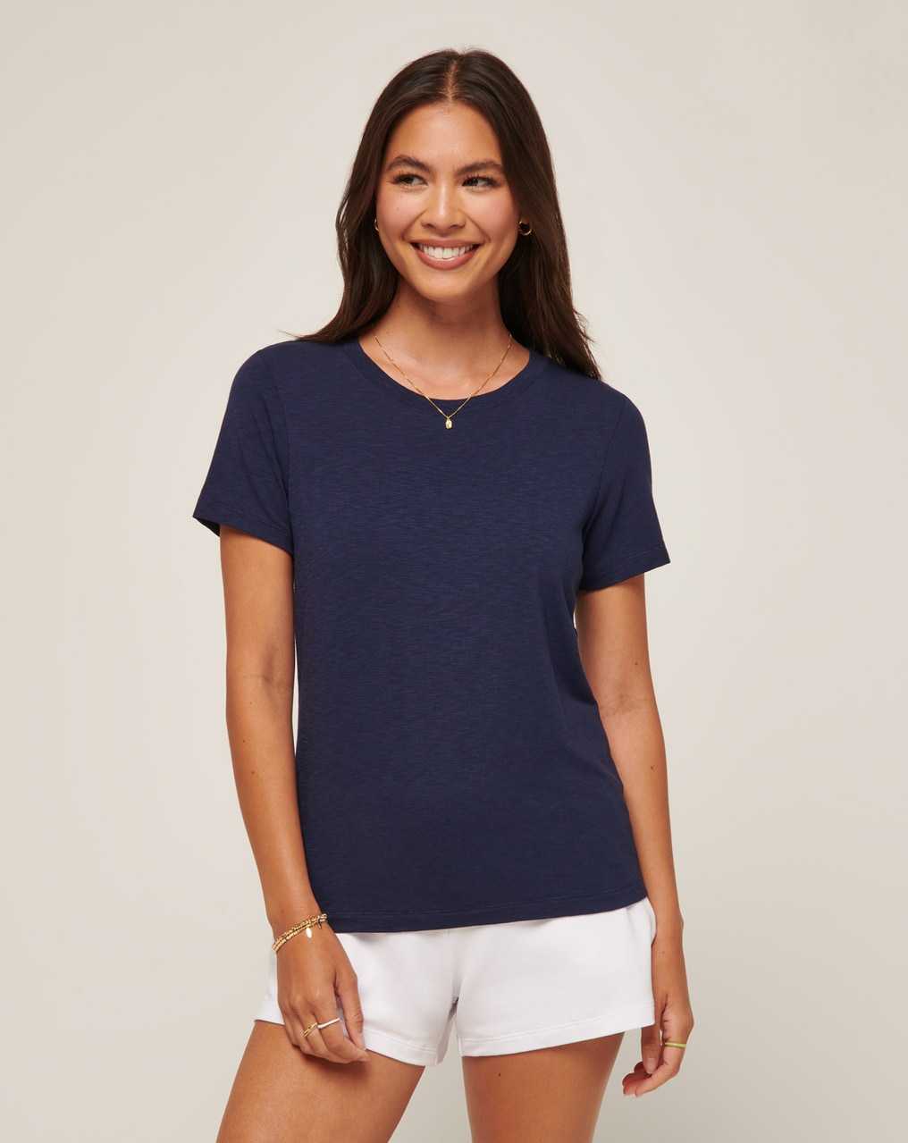 Navy Travis Mathew Cloud Jersey Tee | LJGN61528