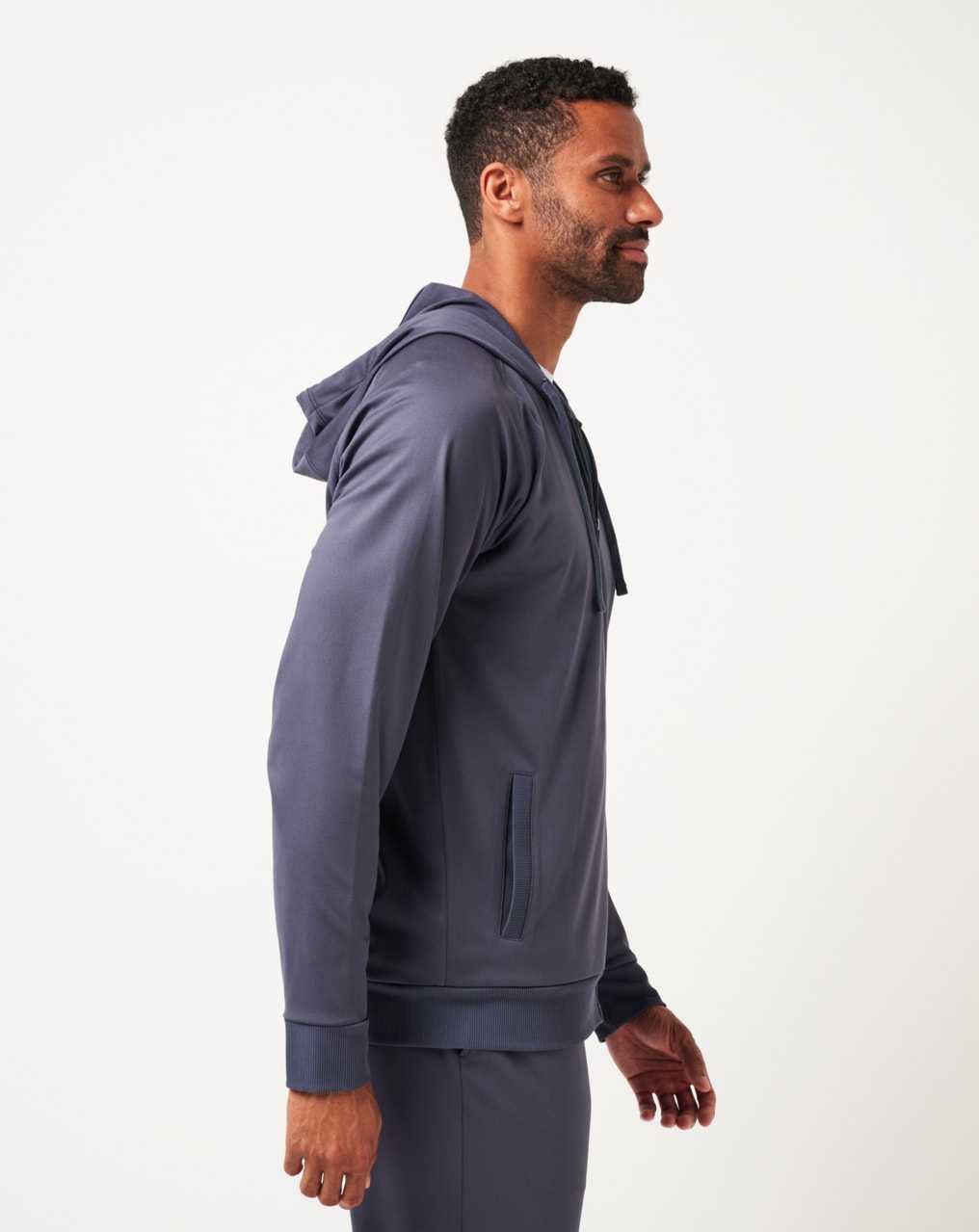 Navy Travis Mathew Cloud Track Jacket | CYZB71894