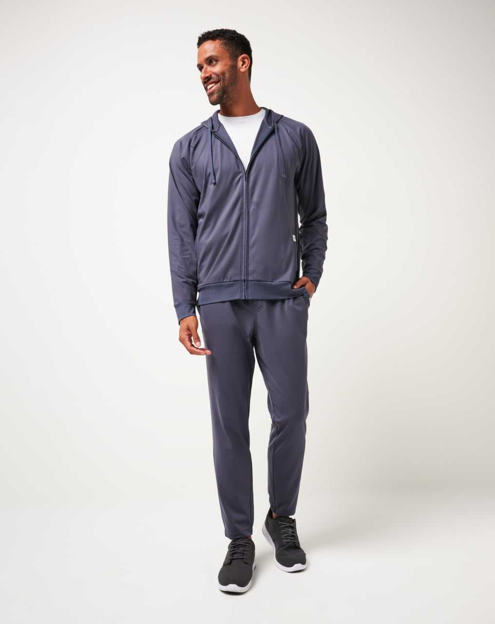 Navy Travis Mathew Cloud Track Jacket | CYZB71894