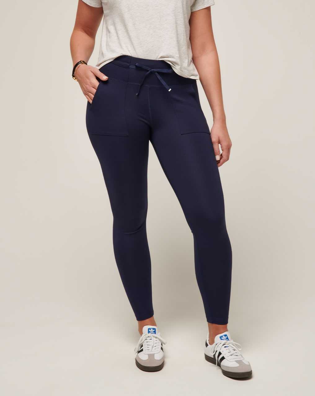 Navy Travis Mathew Friday Ponte Pocket Legging | DNYU04152