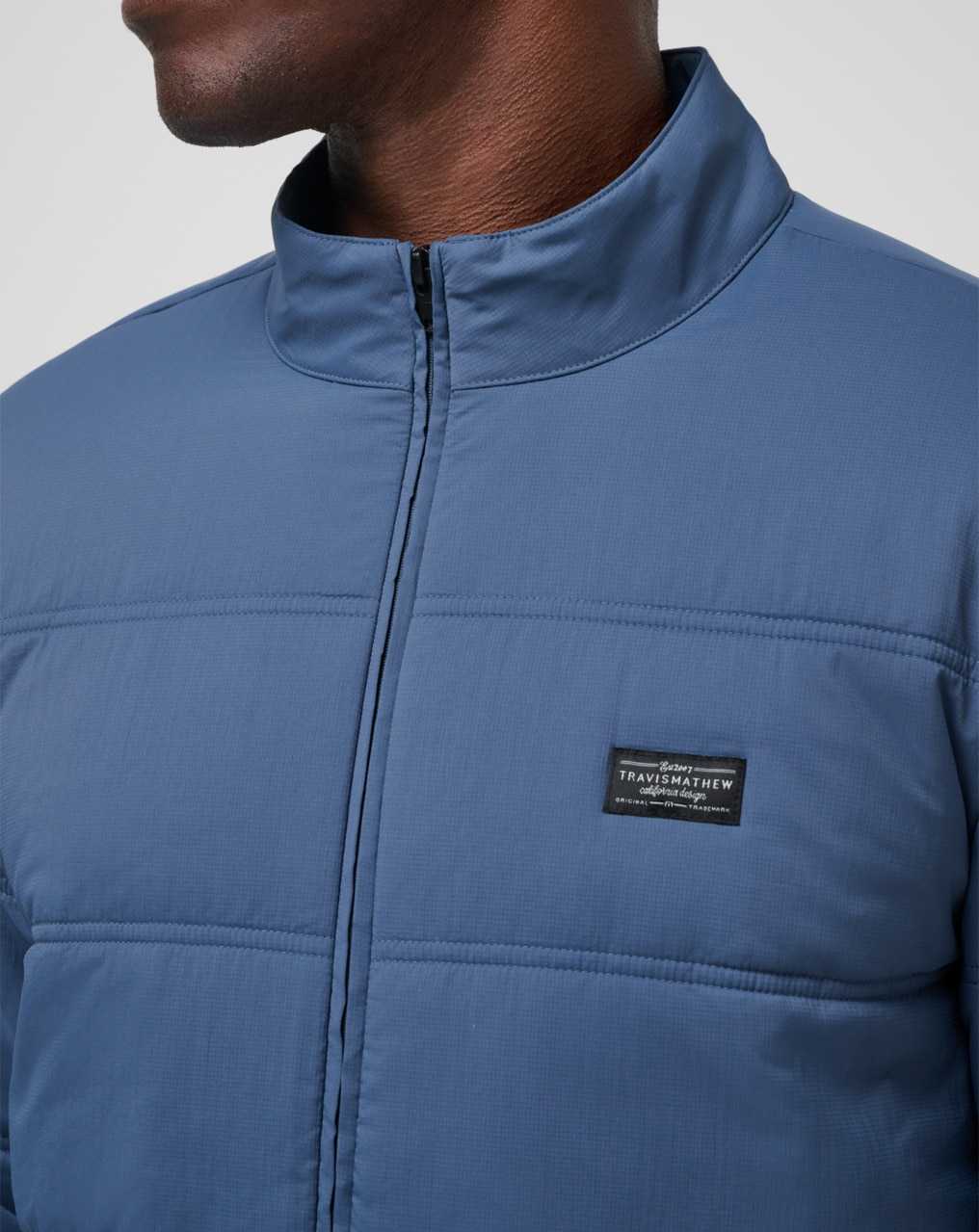 Navy Travis Mathew Palisades Puffer Jacket | KQWJ70251