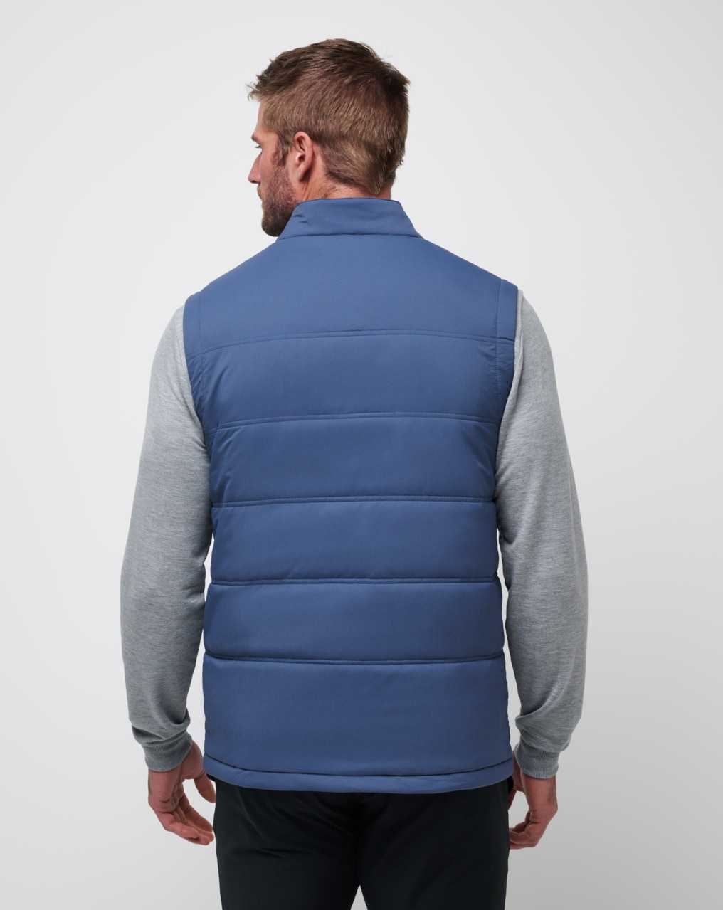 Navy Travis Mathew Palisades Puffer Vest | XVRH25108