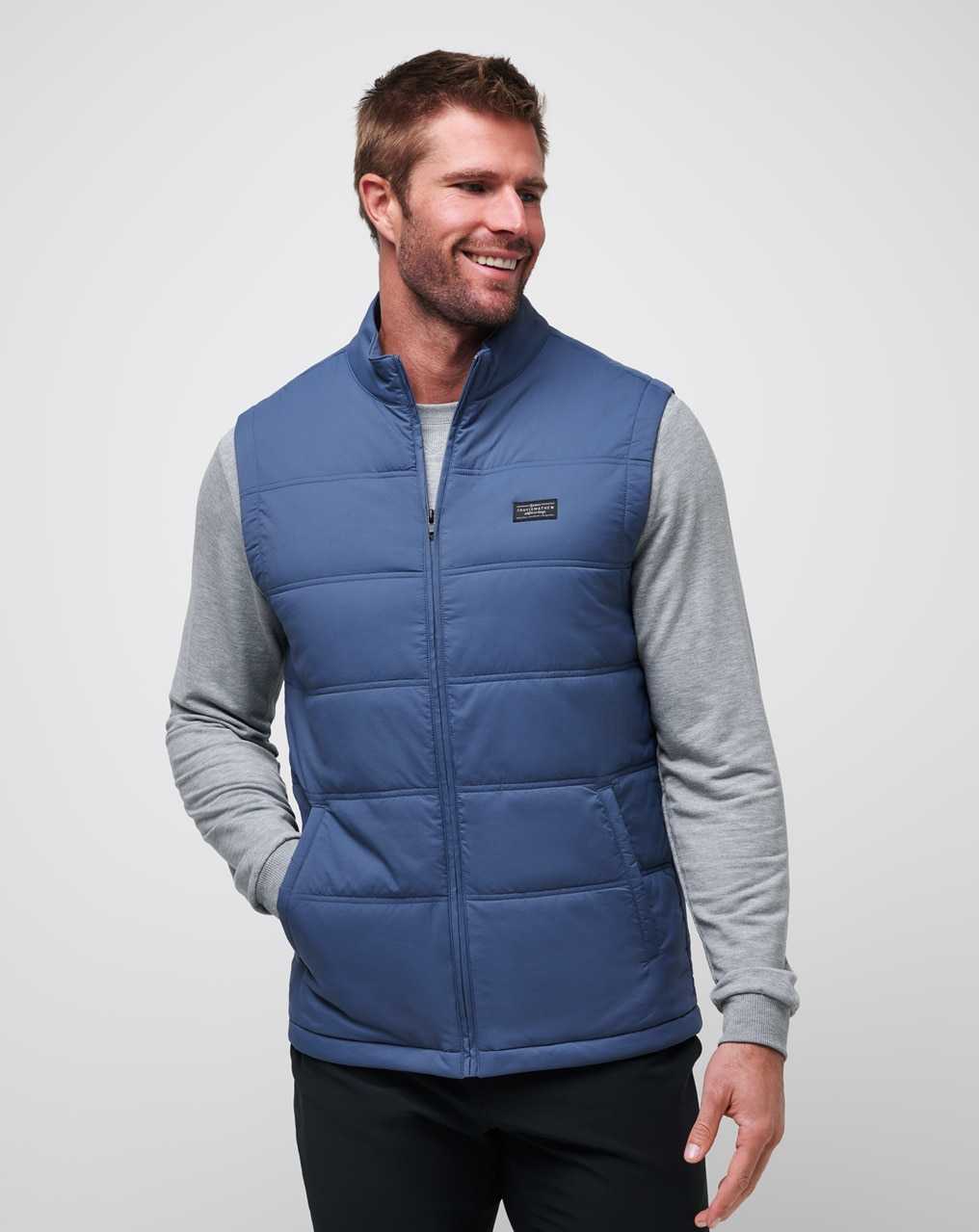 Navy Travis Mathew Palisades Puffer Vest | XVRH25108