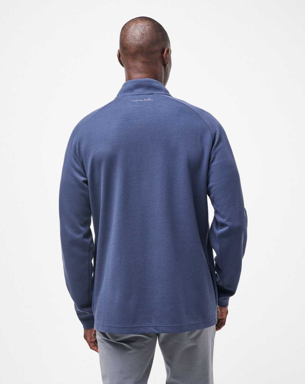 Navy Travis Mathew Upgraded Quarter Zip | OFPT27951