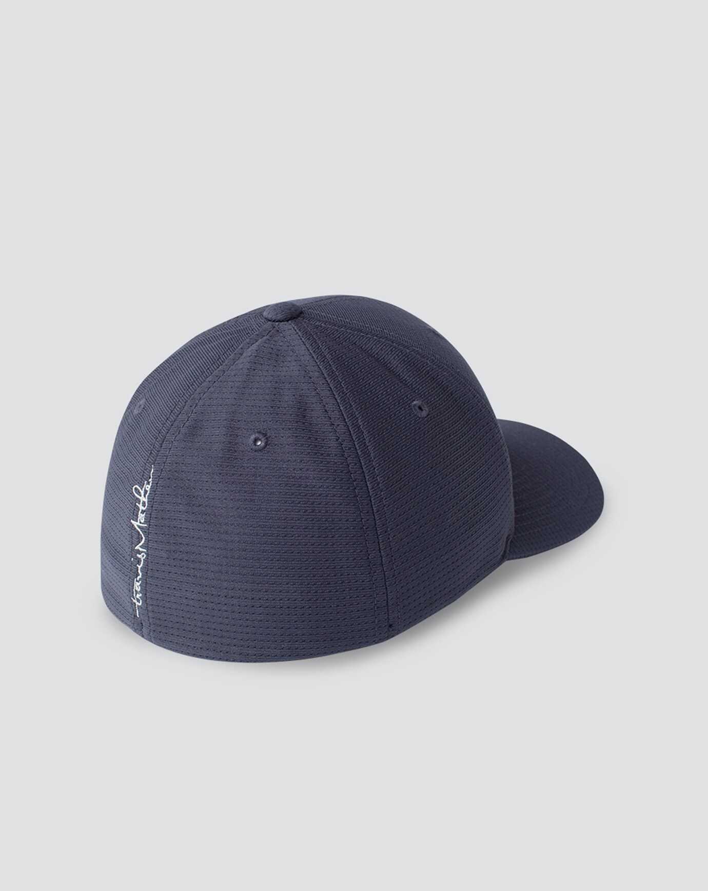 Navy Travis Mathew Yellow Hibiscus Snapback Hat | LFTU27096