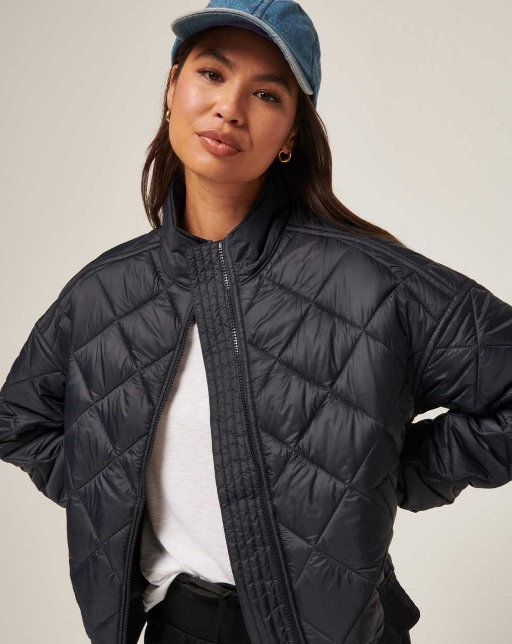 Obsidian Travis Mathew Lights At Night Quilted Jacket | CDGB20816