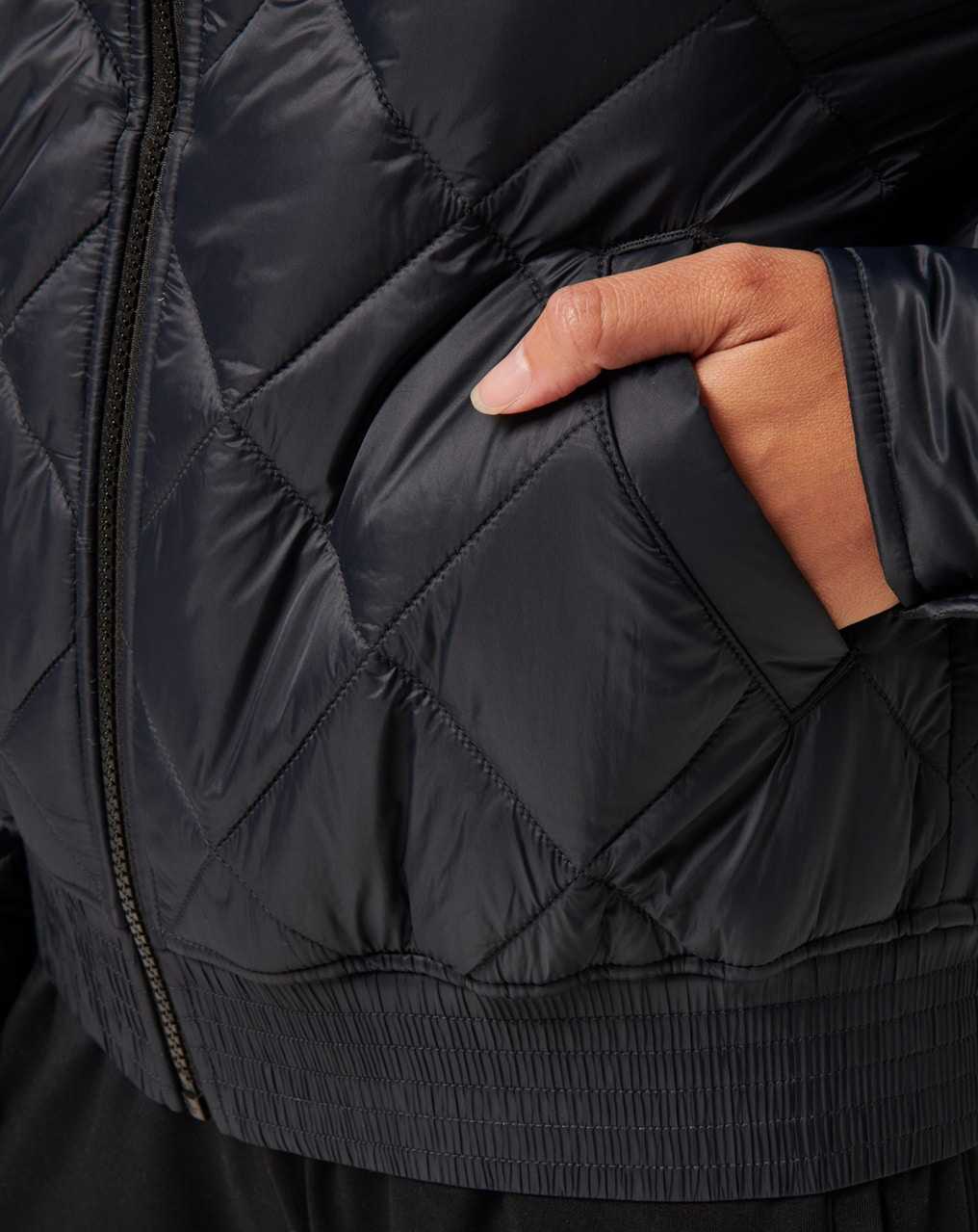 Obsidian Travis Mathew Lights At Night Quilted Jacket | CDGB20816