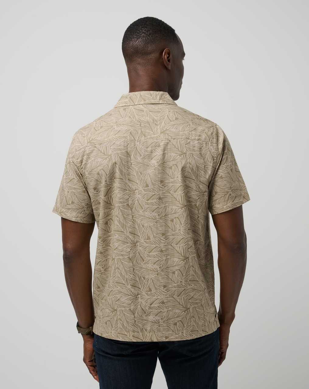 Oxford Tan Travis Mathew Afternoon Sun Button-up | TGIP18276