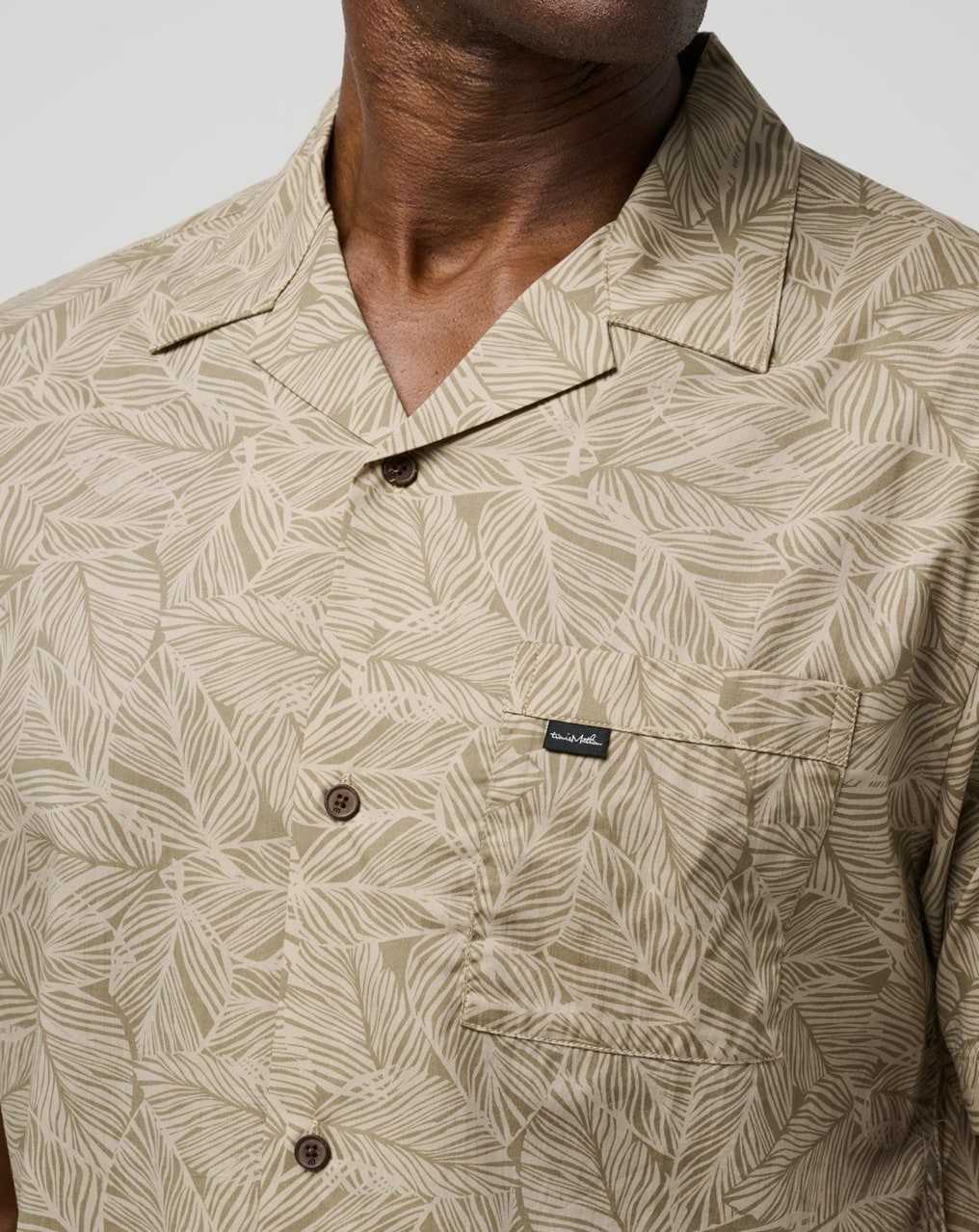 Oxford Tan Travis Mathew Afternoon Sun Button-up | TGIP18276