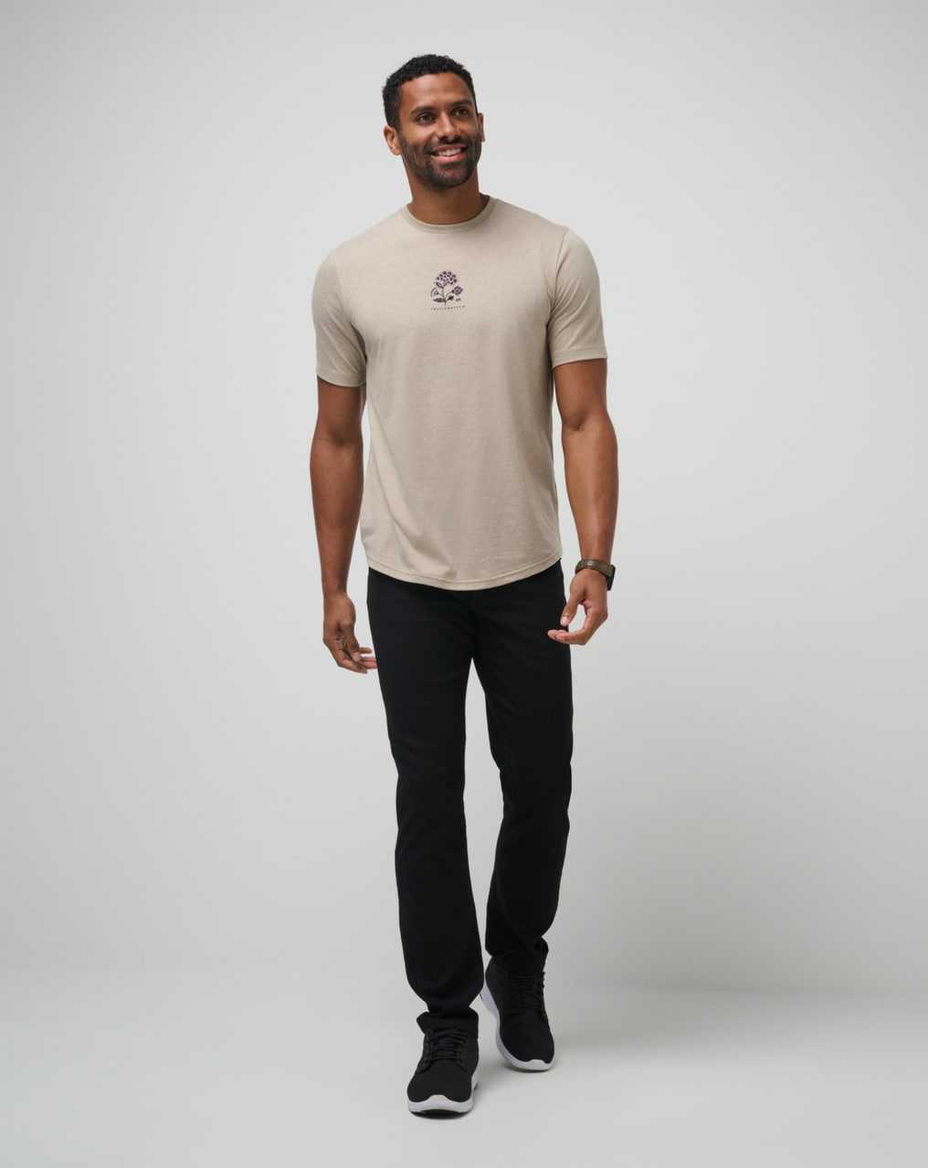 Oxford Tan Travis Mathew Fading Sunlight Tee | MWCA69734