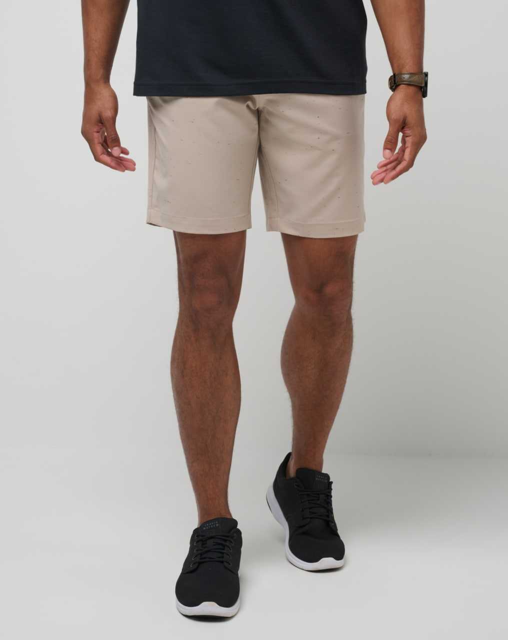 Oxford Tan Travis Mathew Private Pier Short 9in | EKUN74051