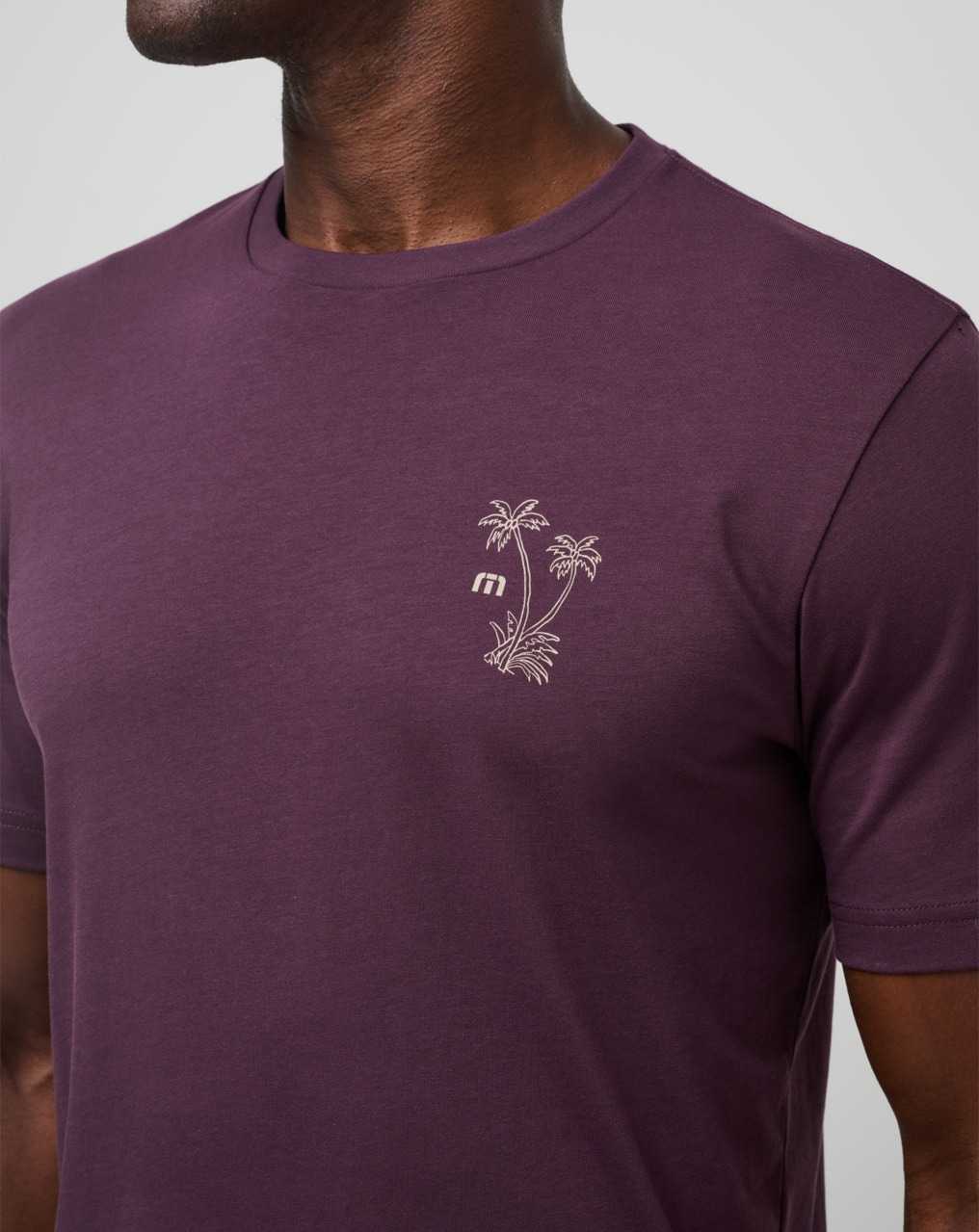 Plum Travis Mathew Island Gem Tee | IBHZ65097