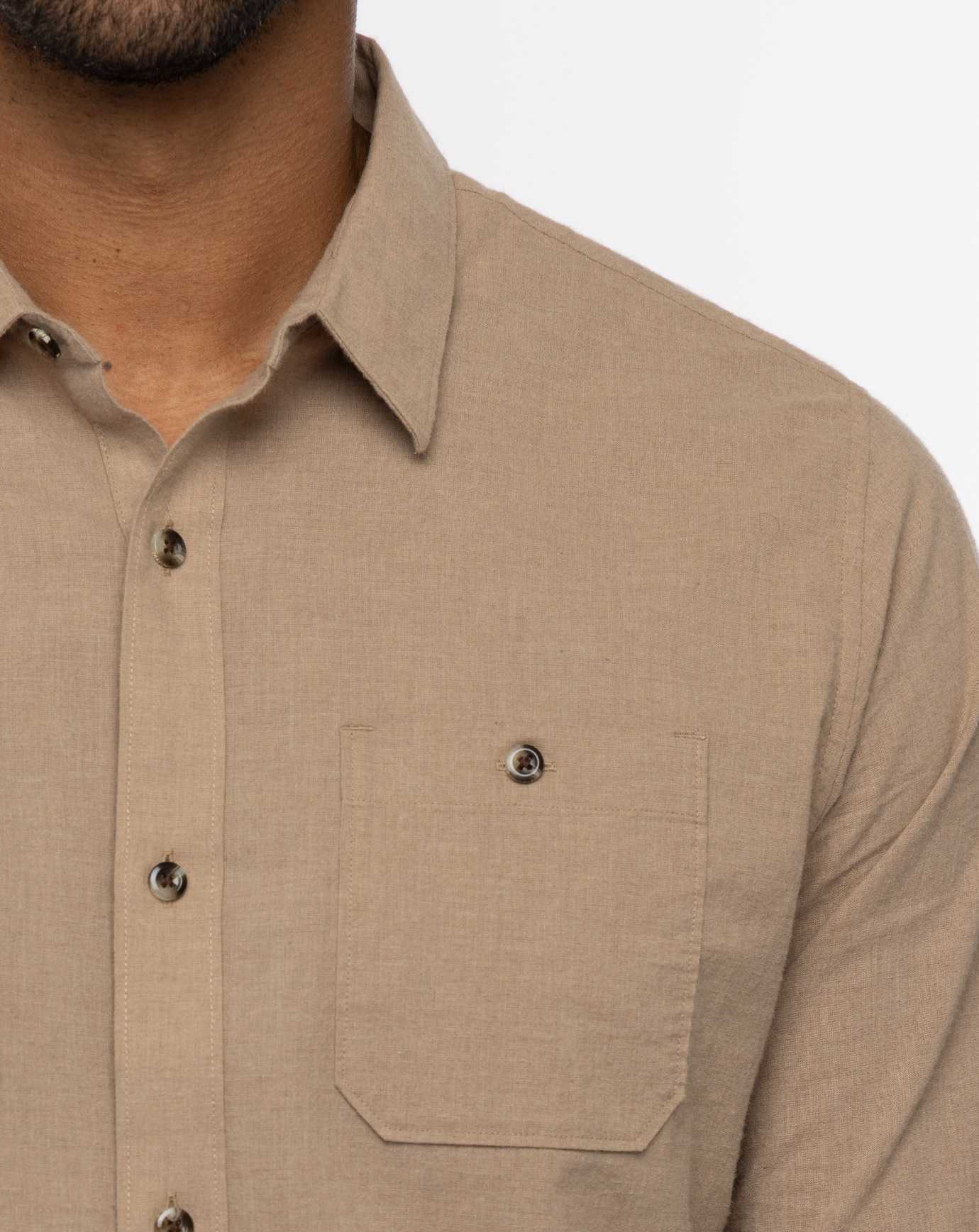 Portabella Travis Mathew Cloud Flannel Button-up | CPAJ75096