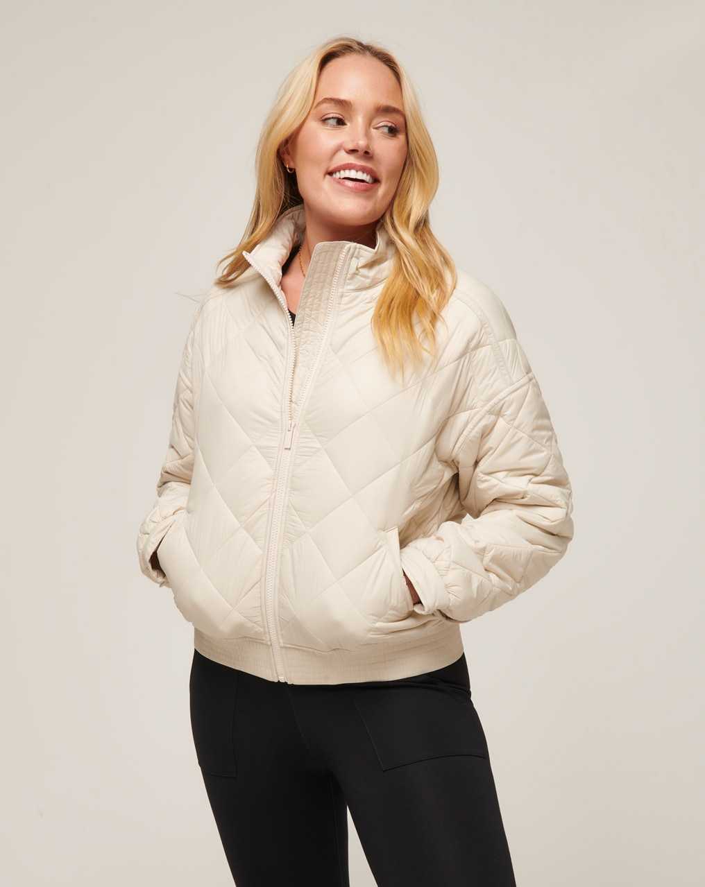 Pumice Stone Travis Mathew Lights At Night Quilted Jacket | MJEF50478