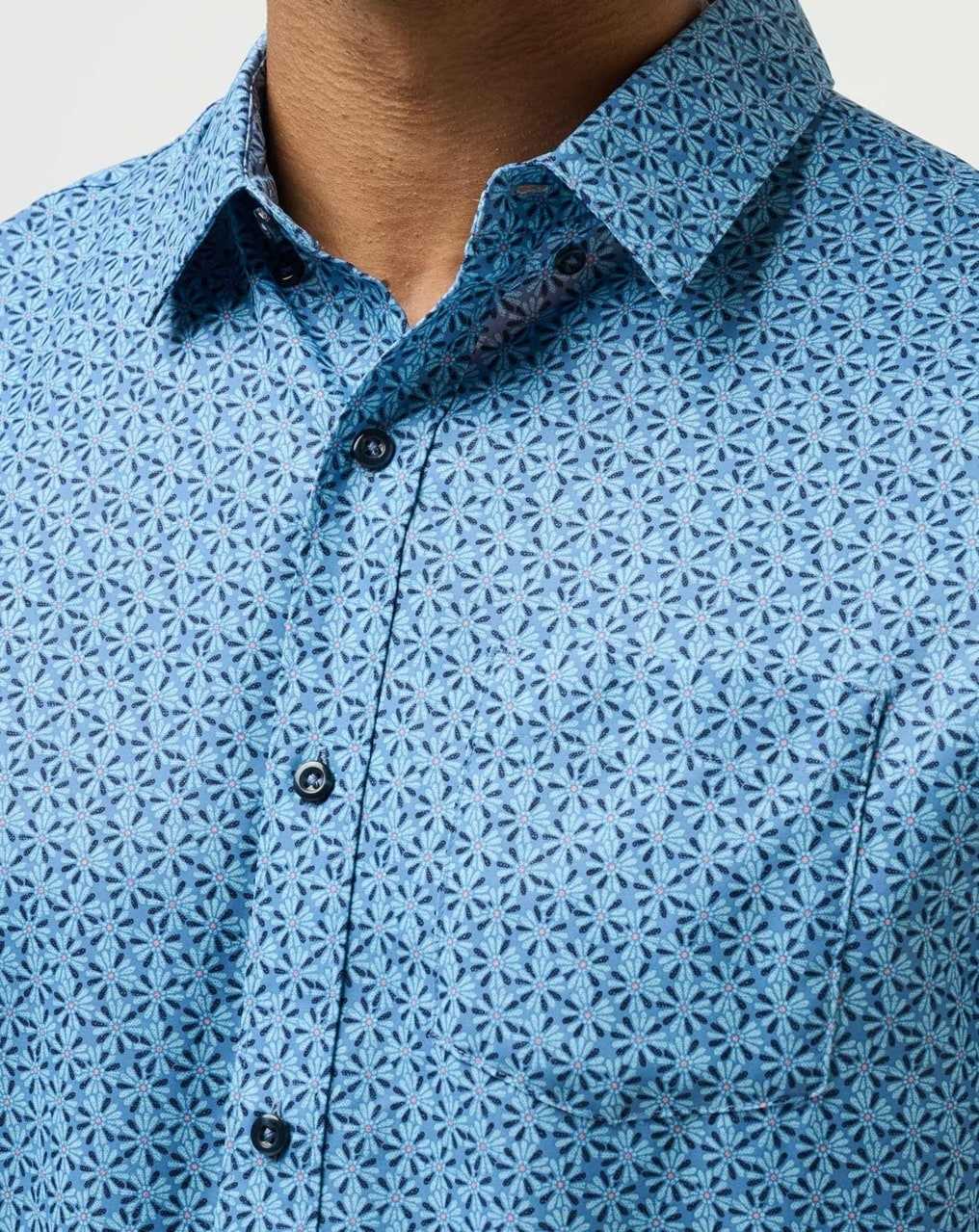 Quiet Harbor Travis Mathew Country Mile Button-up | HSPD54973