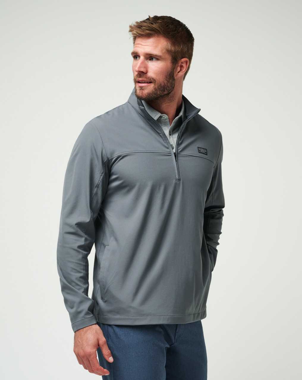 Quiet Shade Travis Mathew Wanderlust Quarter Zip | SHEM98460