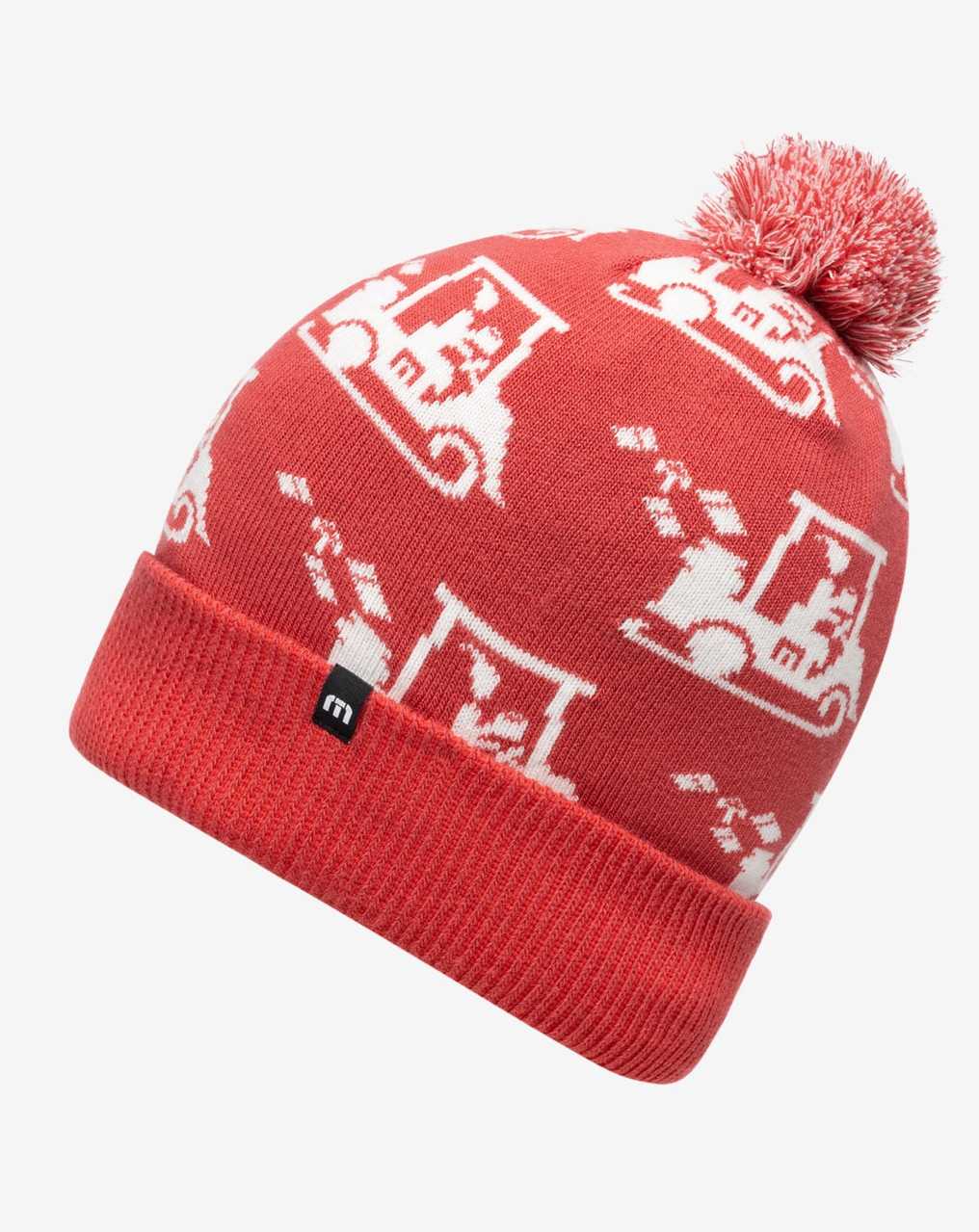 Red Travis Mathew Home Soon Beanie | FCDU18204