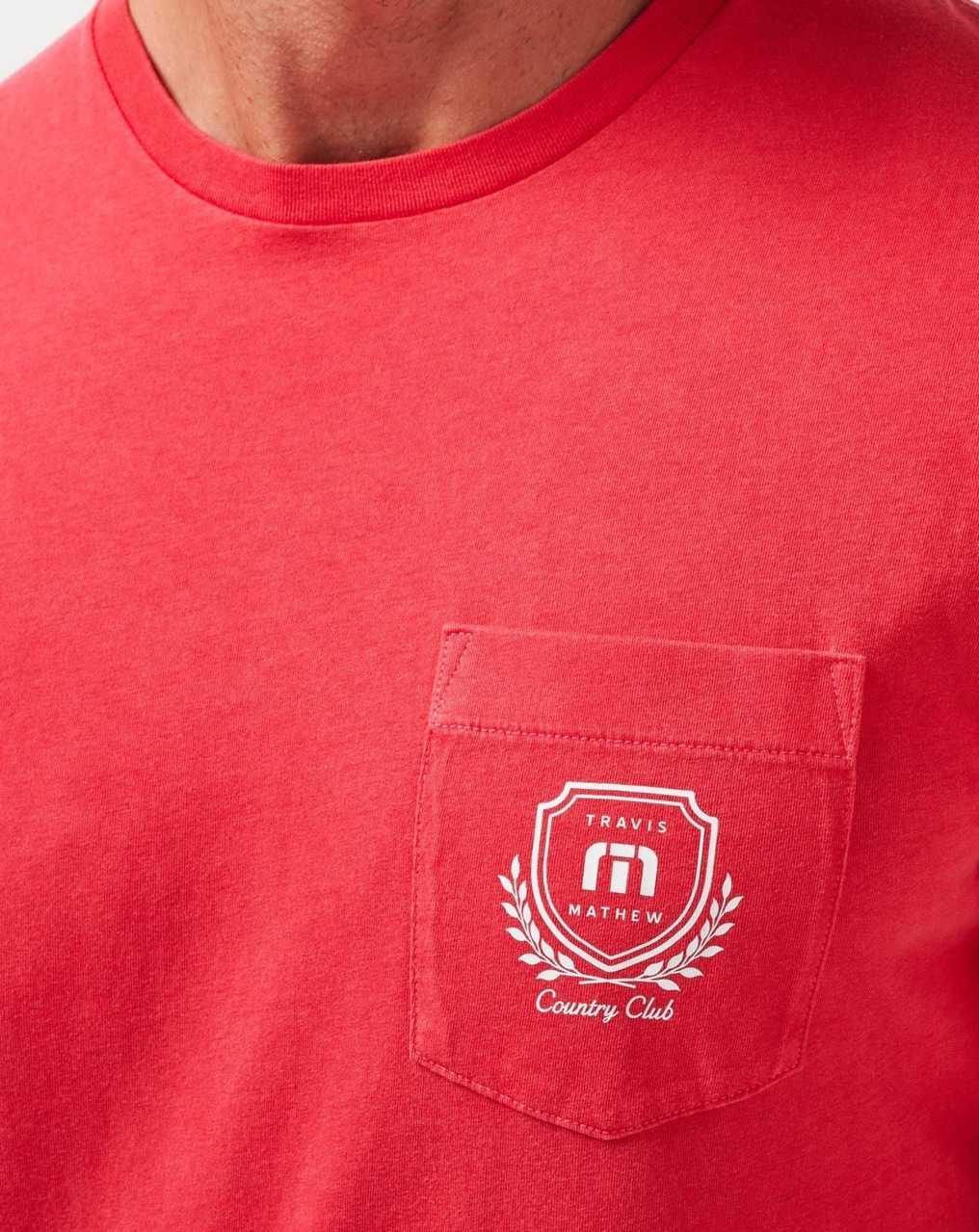 Red Travis Mathew Local Favorite Tee | WCXO34079