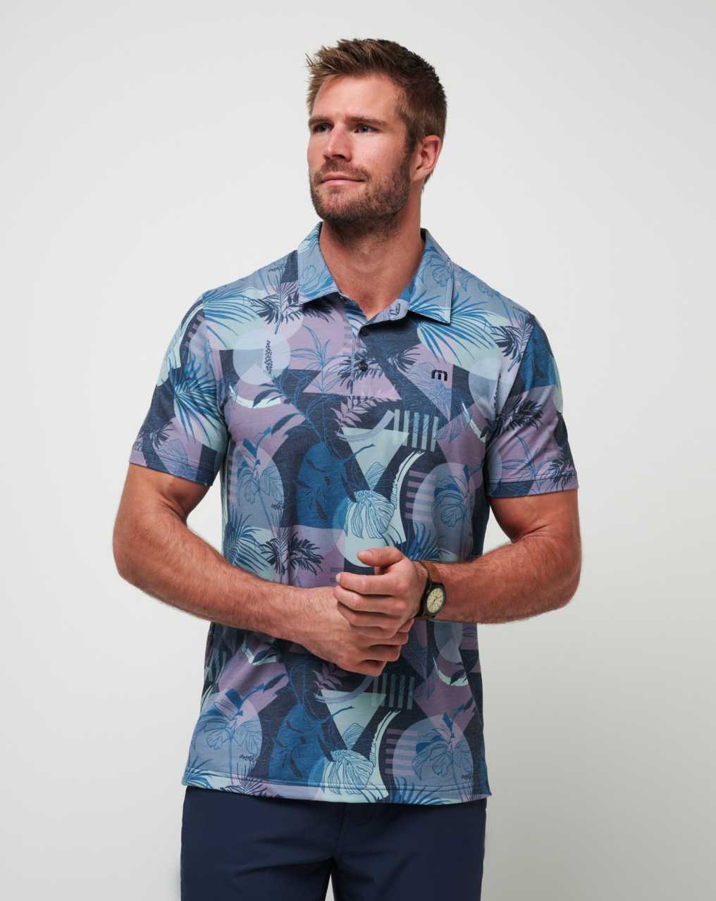 Total Eclipse Travis Mathew Featherweight Summer Polo | LKXG58967