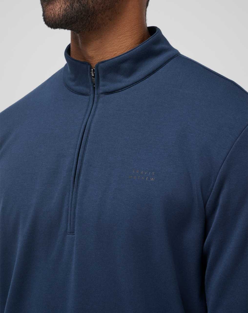 Total Eclipse Travis Mathew Hotel Hopper Quarter Zip | LWZI97216