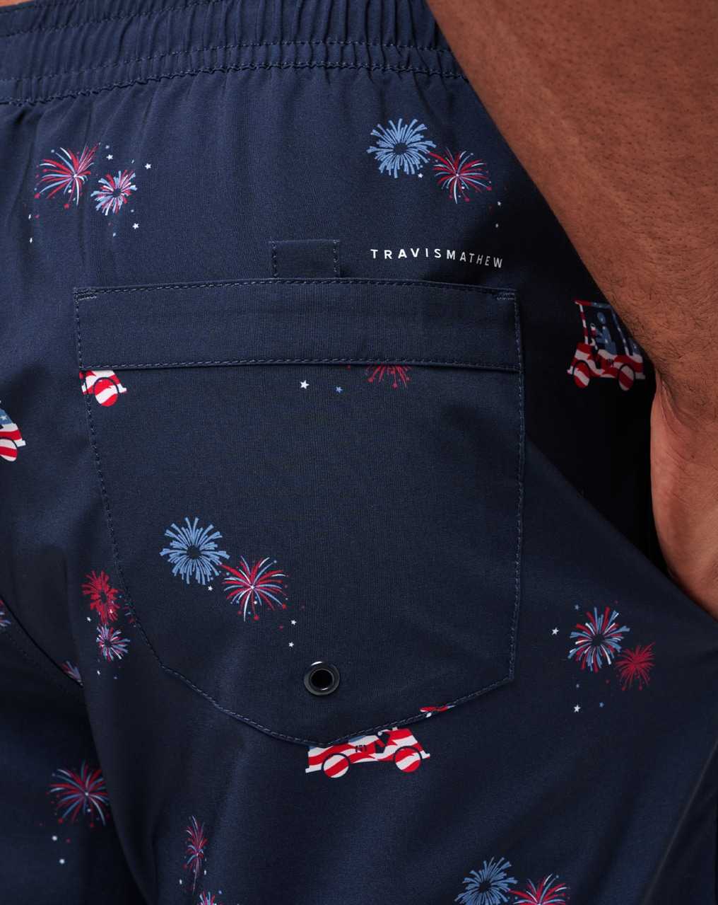 Total Eclipse Travis Mathew Poolside Patriot Boardshort | KDXM72406