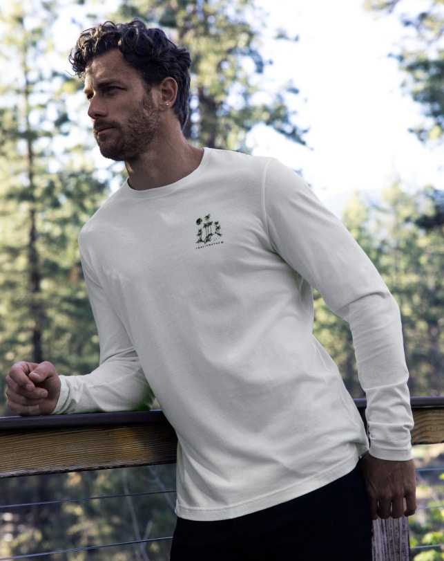 Vanilla Ice Travis Mathew Rolling Waves Long Sleeve Tee | CKBG05917