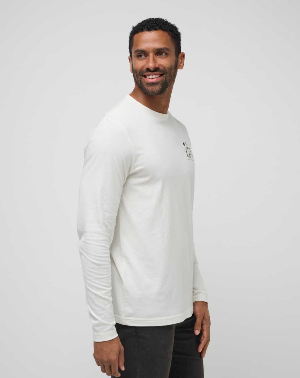 Vanilla Ice Travis Mathew Rolling Waves Long Sleeve Tee | CKBG05917