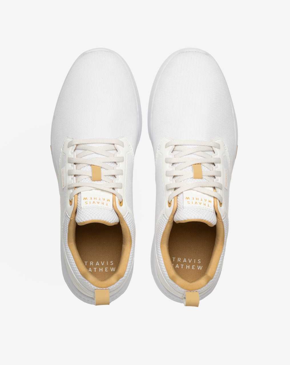 White/Gum Travis Mathew The Daily Pro Hybrid Shoe | NFGR85324