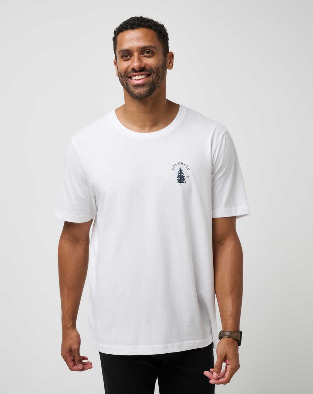 White Travis Mathew Adventure Season Tee | TDQJ67819