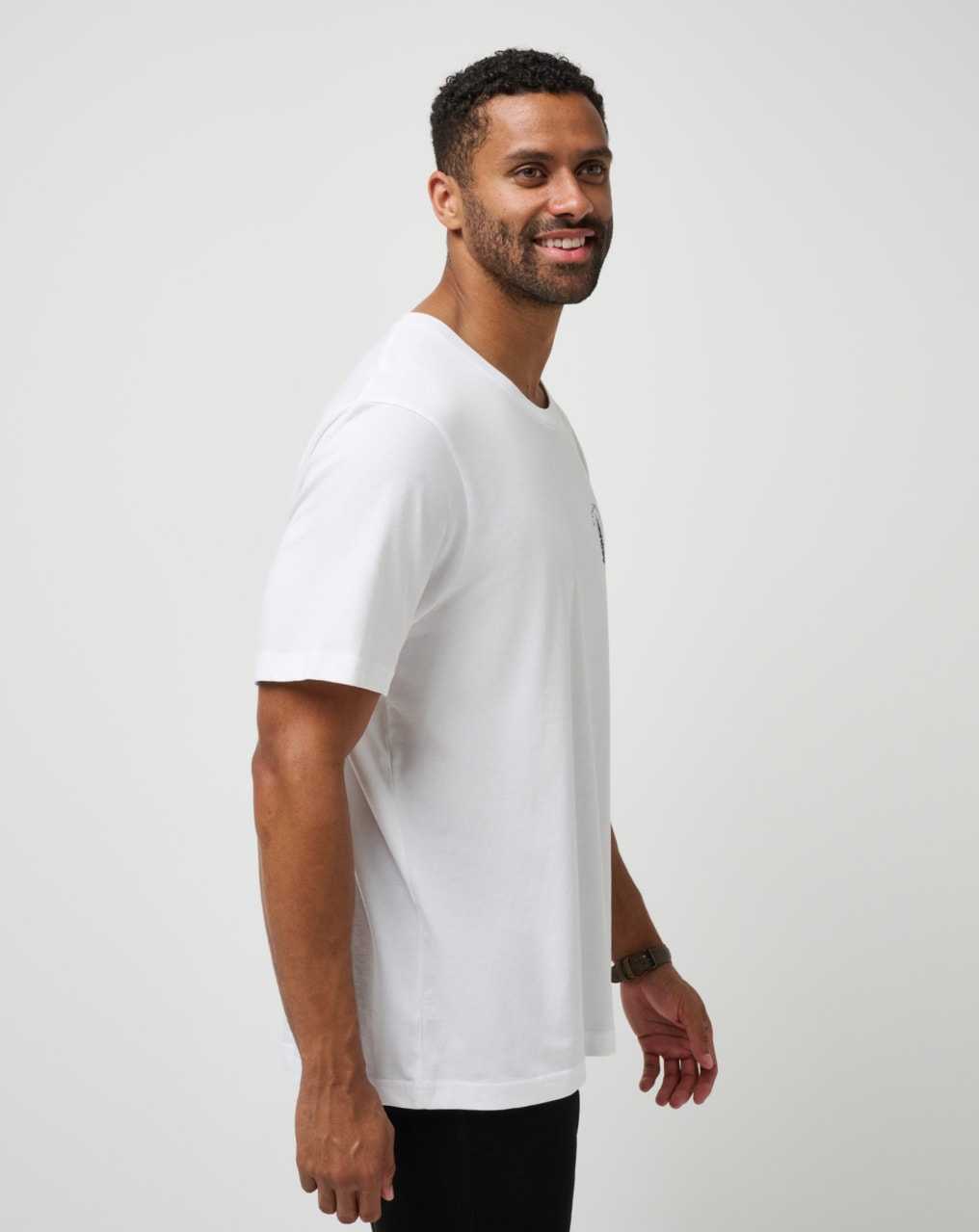 White Travis Mathew Adventure Season Tee | TDQJ67819